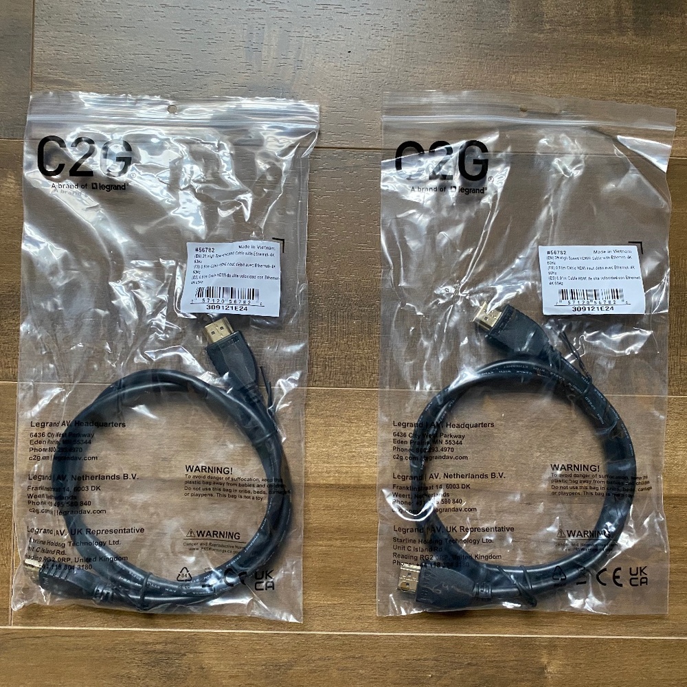 Two HDMI Cables